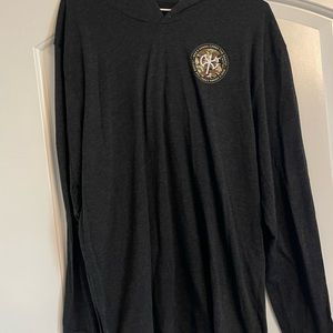 David Goggins long sleeve hooded t shirt